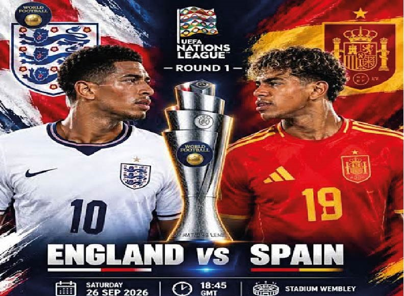 موعد مباراة إسبانيا وإنجلترا اليوم والقنوات الناقلة في دوري الأمم الأوروبية