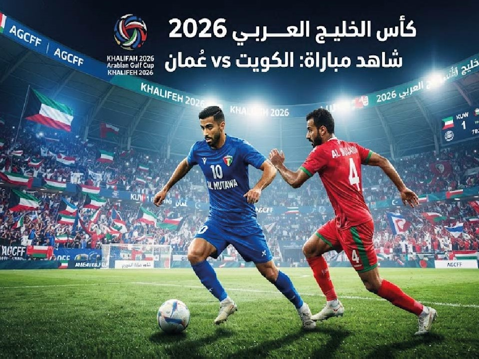 موعد مباراة عُمان والكويت في خليجي 27.. القنوات الناقلة والتوقيت الرسمي للمواجهة