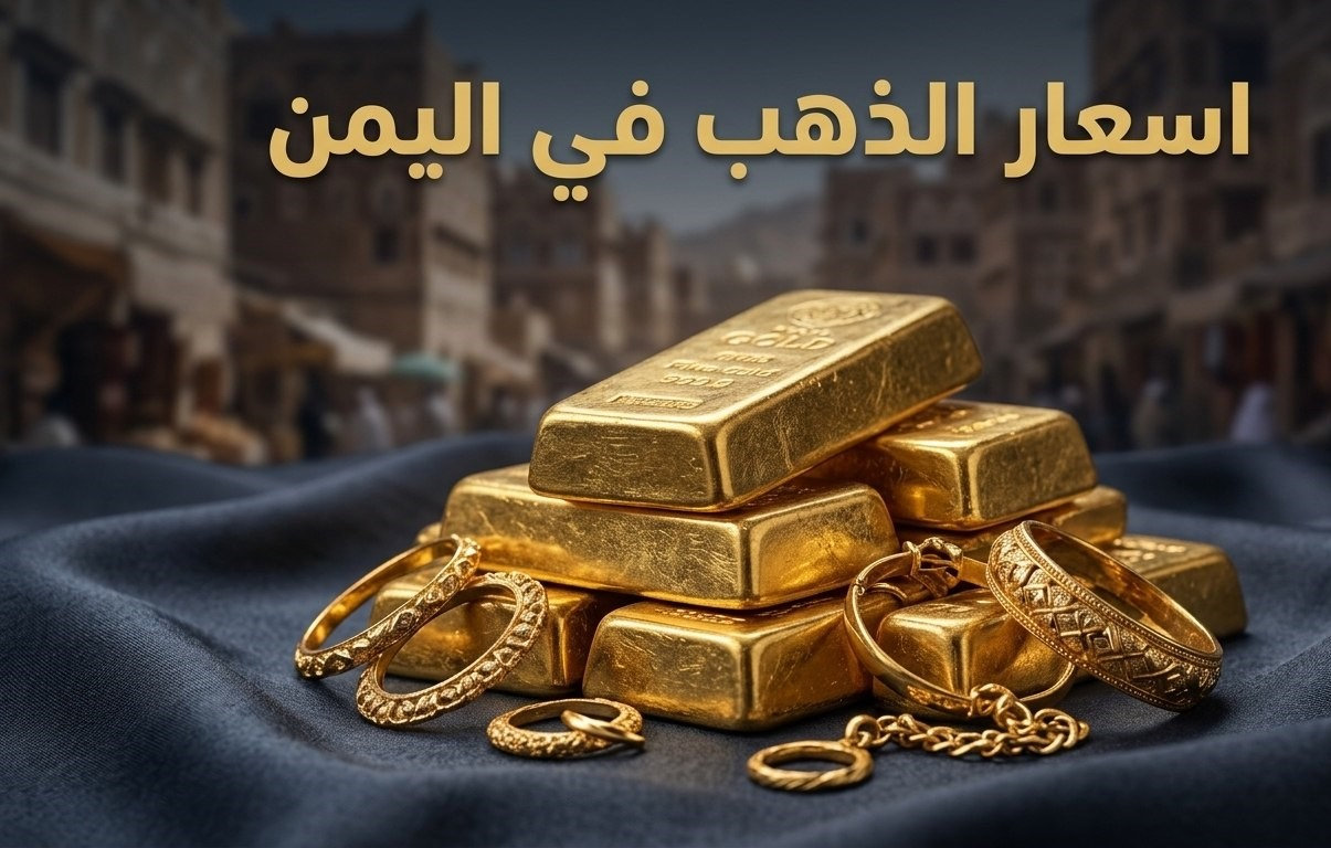 أسعار الذهب في اليمن اليوم.. سعر عيار 24 و21 والجنيه الذهب الآن