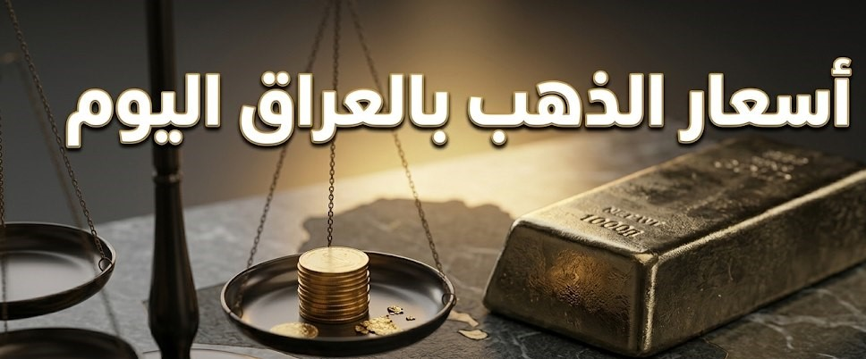 سعر الذهب اليوم في العراق 2026.. كم يبلغ سعر الجرام والمثقال بالدينار العراقي؟