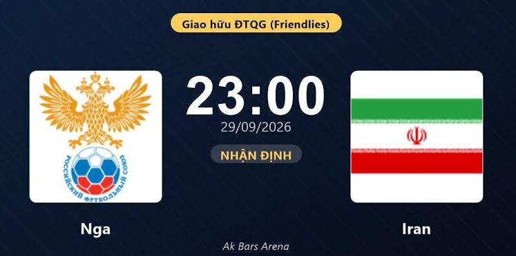 موعد مباراة روسيا ضد إيران الودية اليوم والقنوات الناقلة والتشكيل المتوقع