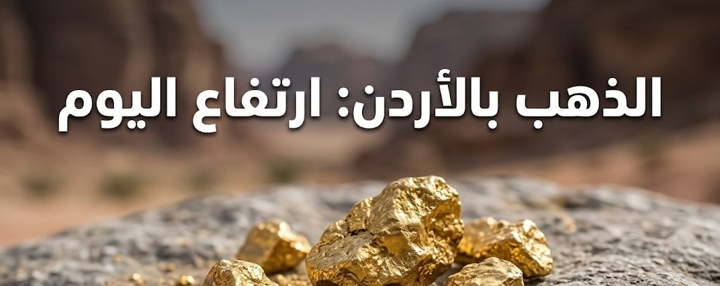 أسعار الذهب في الأردن اليوم.. سعر عيار 24 و21 و18 والليرة الذهبية