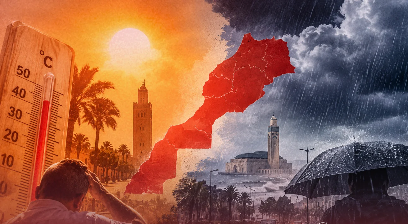 طقس الجمعة في المغرب.. زخات رعدية بالأطلس وارتفاع ملحوظ للحرارة في سوس والصحراء